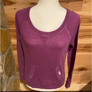Aeropostale Women's Purple Long Sleeve Pullover Sweatshirt Size M